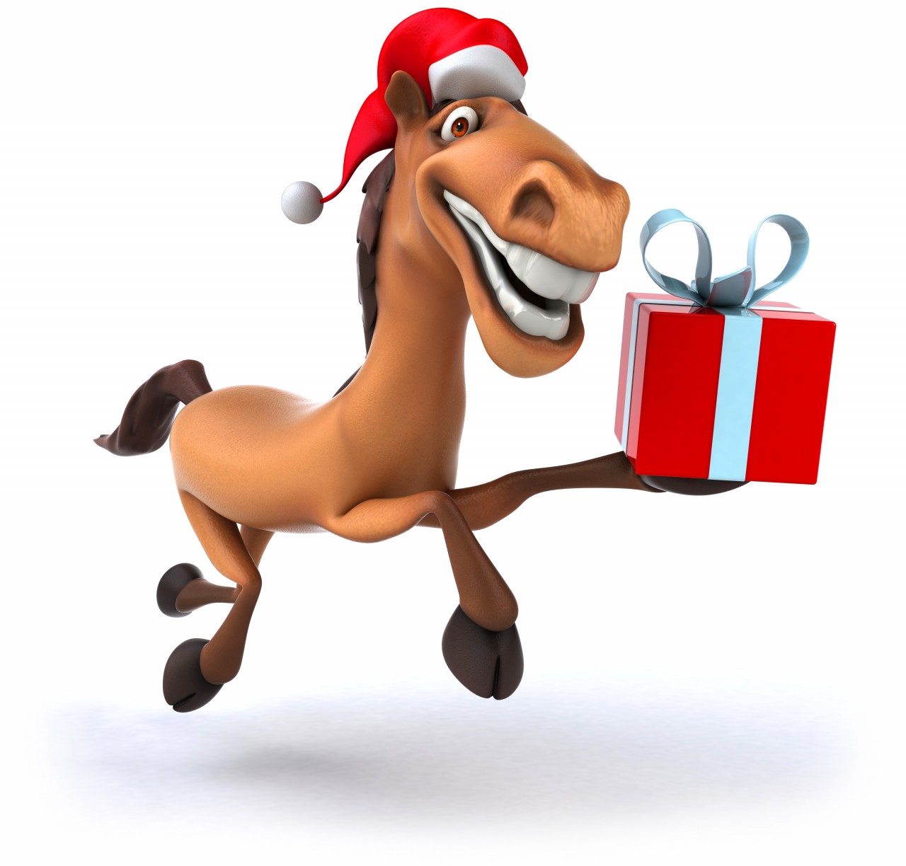 1280x1224 Clip Art Christmas Horse Clipart
