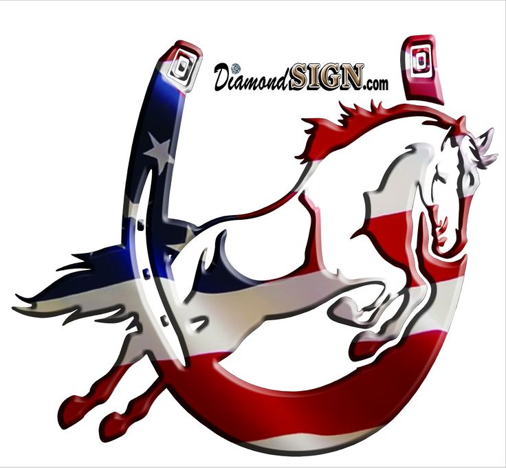 736x681 26 Best Patriotic Horse Decals From Images