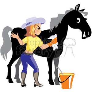 300x300 Clip Art People Cowgirls And More Related Vector Clipart