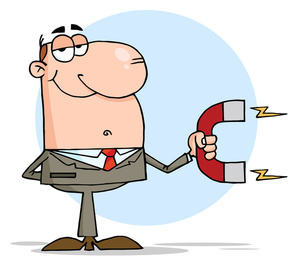 300x265 Magnet Cartoon Clipart Image