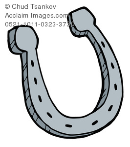 266x300 Clip Art Picture Of A Cartoon Horseshoe
