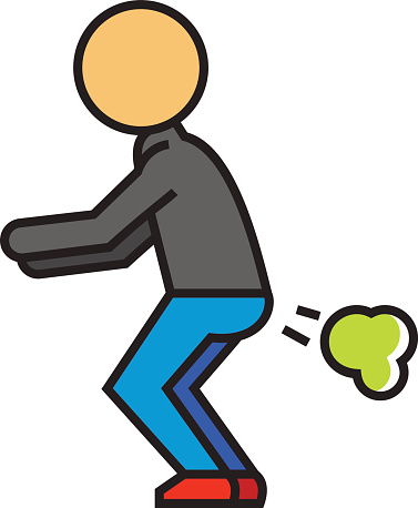 377x458 Flatulence Clipart