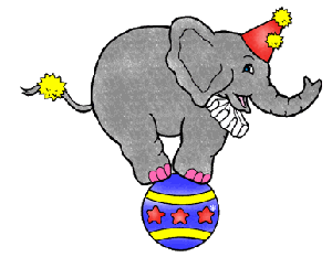 300x233 Circus Elephants Clip Art