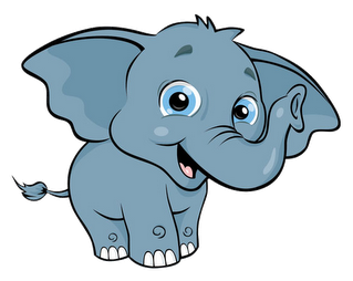 319x254 Cute Baby Elephant Clip Art Clipart Animals Art