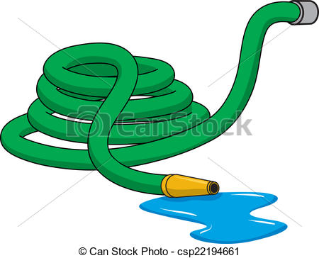 450x364 Gardenhose. An Illustration Of A Green Rolled Up Garden Hose Clip