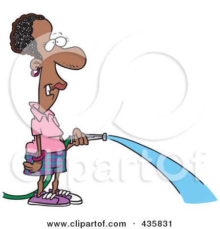 450x470 Royalty Free (Rf) Watering Hose Clipart, Illustrations, Vector