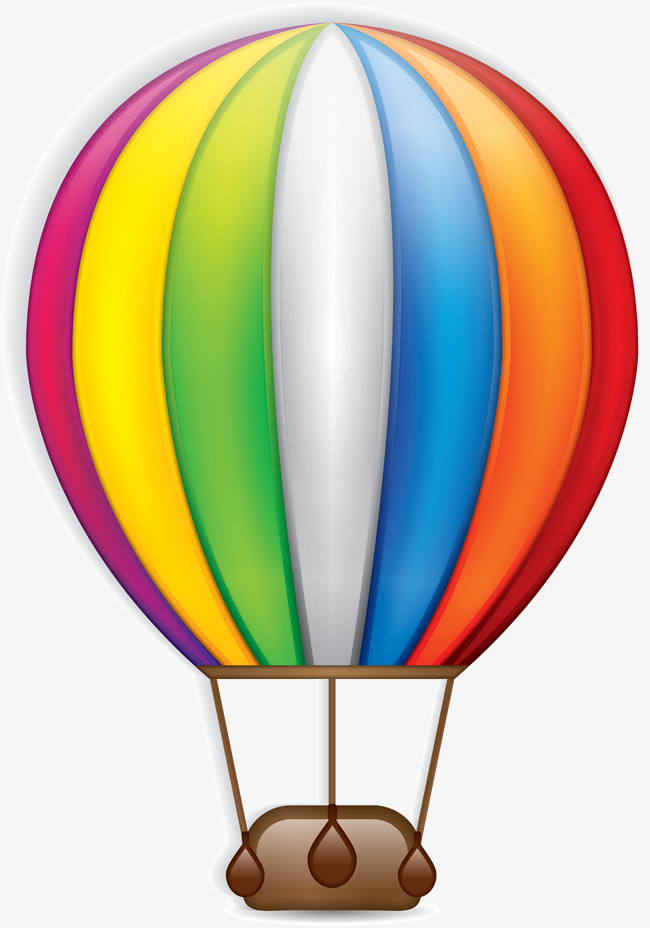 650x928 Colorful Cartoon Hot Air Balloon, Colourful, Cartoon, Hot Air