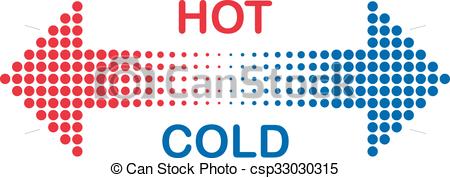 450x178 Hot And Cold Vector Clip Art