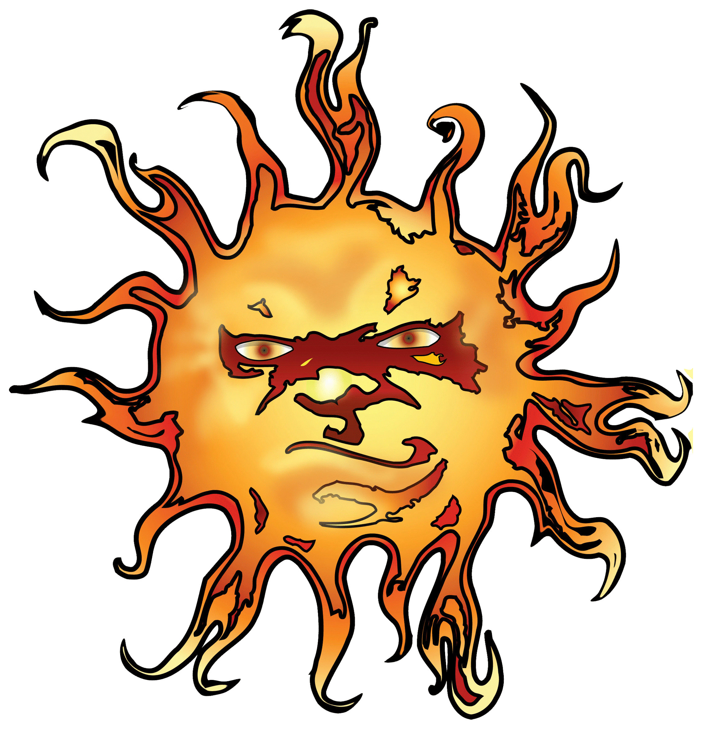 2260x2347 Too Hot Weather Clipart