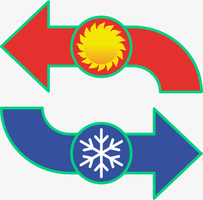 650x640 Air Conditioning Hot And Cold Signs, Logo, Snowflake, Sun Png