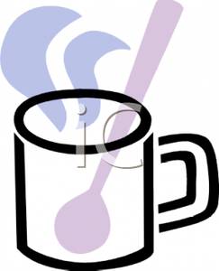 243x300 A Spoon In A Cup Of Hot Chocolate Clipart Picture