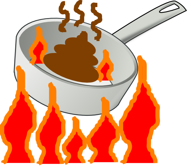 600x533 The Hot Skillet Clip Art