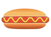 200x146 Free Hot Dog Clipart Group