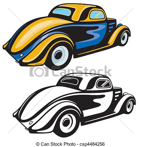 450x470 Hod Rod Clip Art Vector