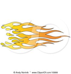 236x246 Hot Rod Flames Racing Flame D Clip Art