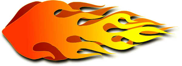 600x220 With Flames Clipart Hot