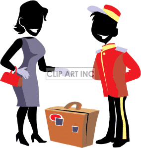 284x299 Hotel Clipart Bellman