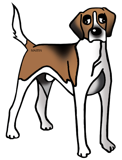 496x648 United States Clip Art By Phillip Martin, Virginia State Dog