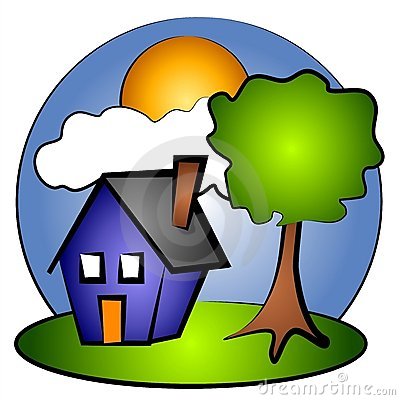 400x400 House Clipart Black And White Clipart Panda