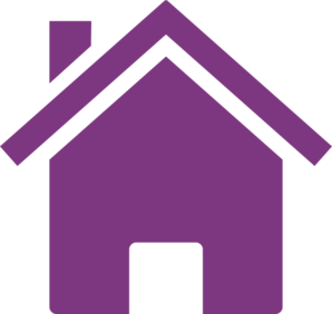 298x282 Purple House Clip Art