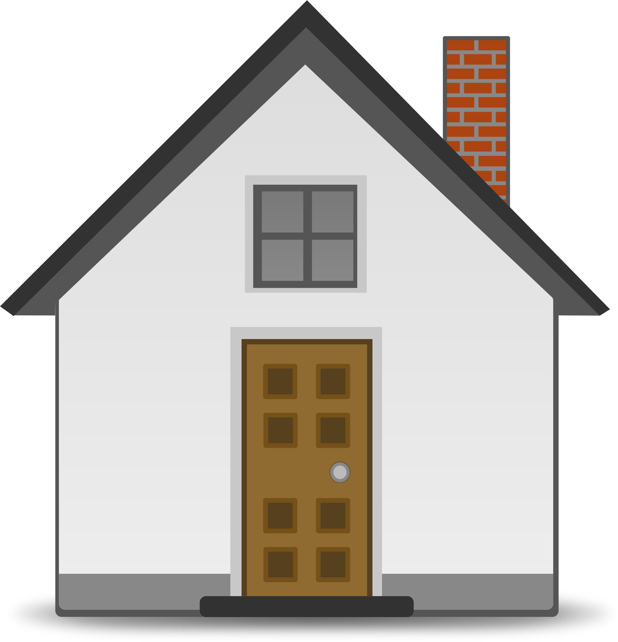 2108x2189 House Clip Art Image Black
