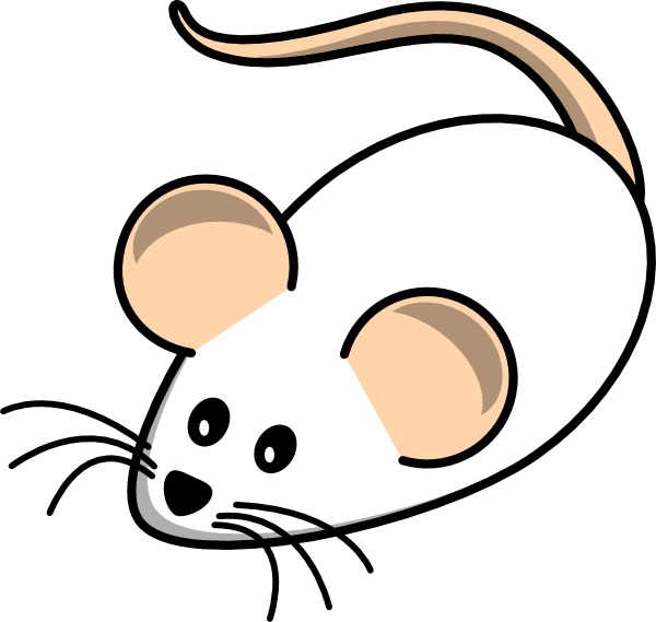 600x569 Field Mouse White Clip Art