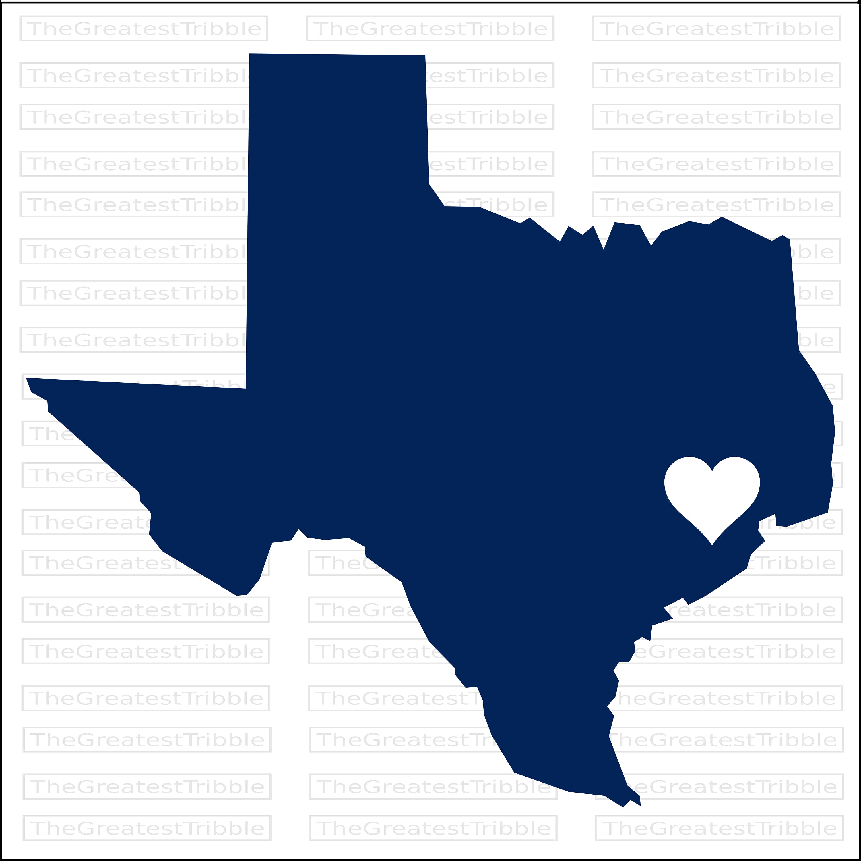 3000x2997 Texas Houston Heart Map Svg Png Jpg Eps Vector Graphic Clip Art