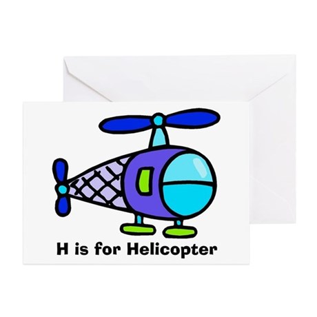 460x460 Helicopter Greeting Cards