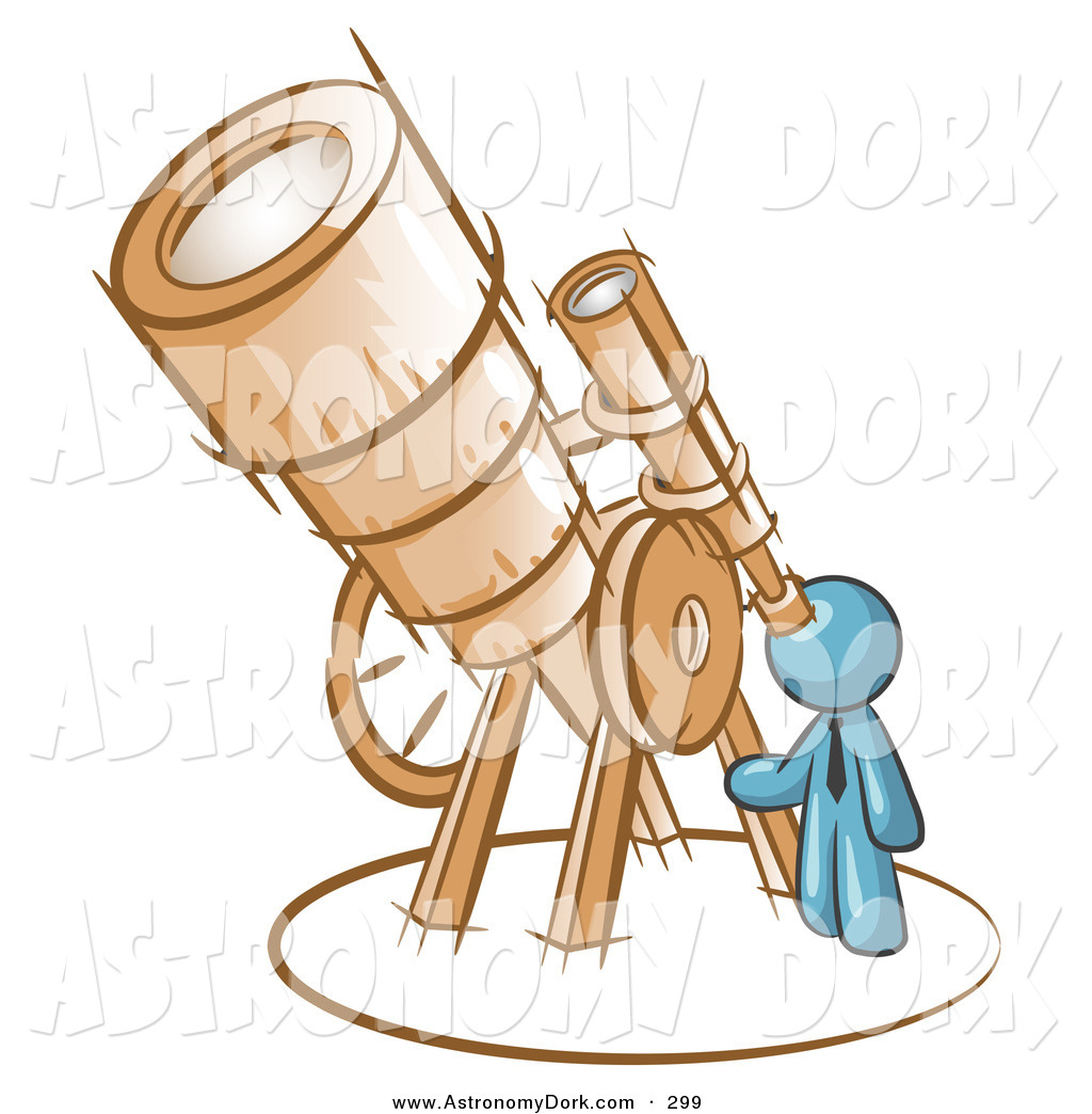 1024x1044 Clip Art Of A Denim Blue Businessman Looking Through A Huge