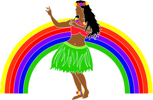 300x196 Free Hula Dancer Clipart Image 0515 1103 0805 4015 People Clipart