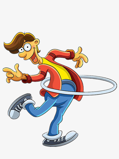 400x533 Hula Hoop Boy, Color, Character, Cartoon Png Image And Clipart