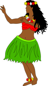 168x300 Hula Dance Clipart