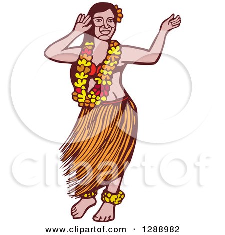 450x470 Royalty Free (Rf) Hula Clipart, Illustrations, Vector Graphics