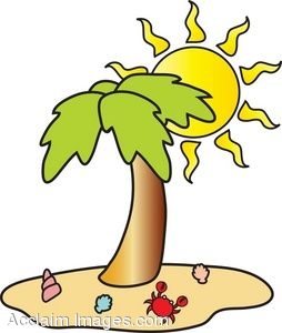 254x300 Hawaii Clipart Beach Holiday 3597747