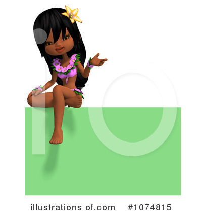 400x420 Hula Girl Clipart