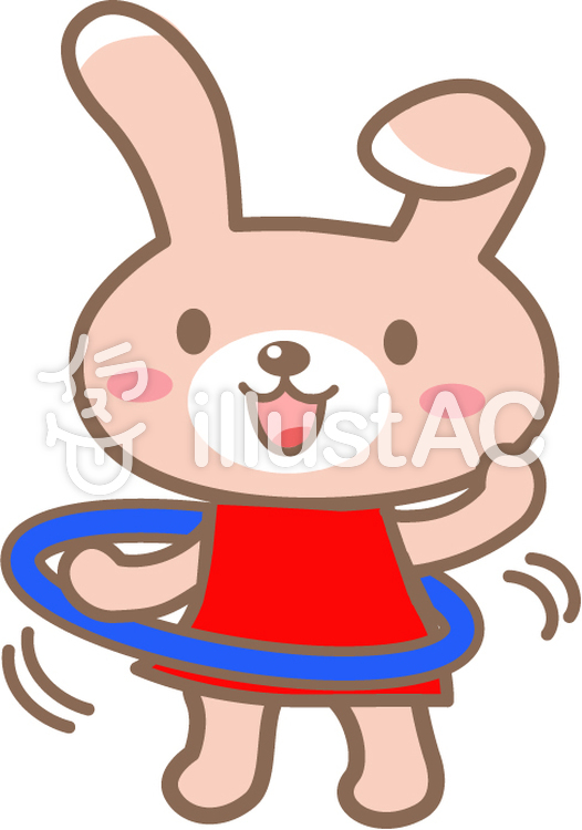 526x750 Free Cliparts Rabbit, Hula Hoop, Rabbit
