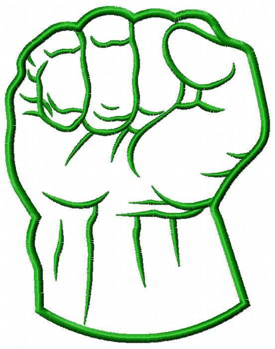 552x700 Hulk Fist Clipart