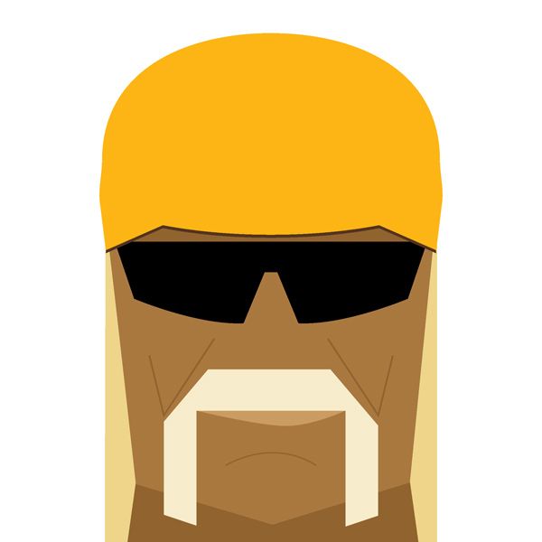600x600 Hulk Hogan Illustration.