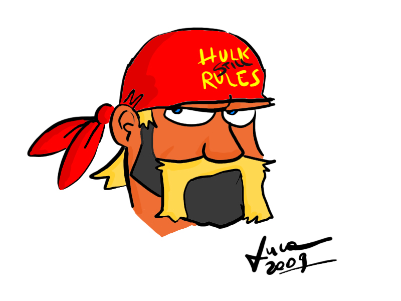 800x600 Cartoon Hulk Hogan By Lucapoison