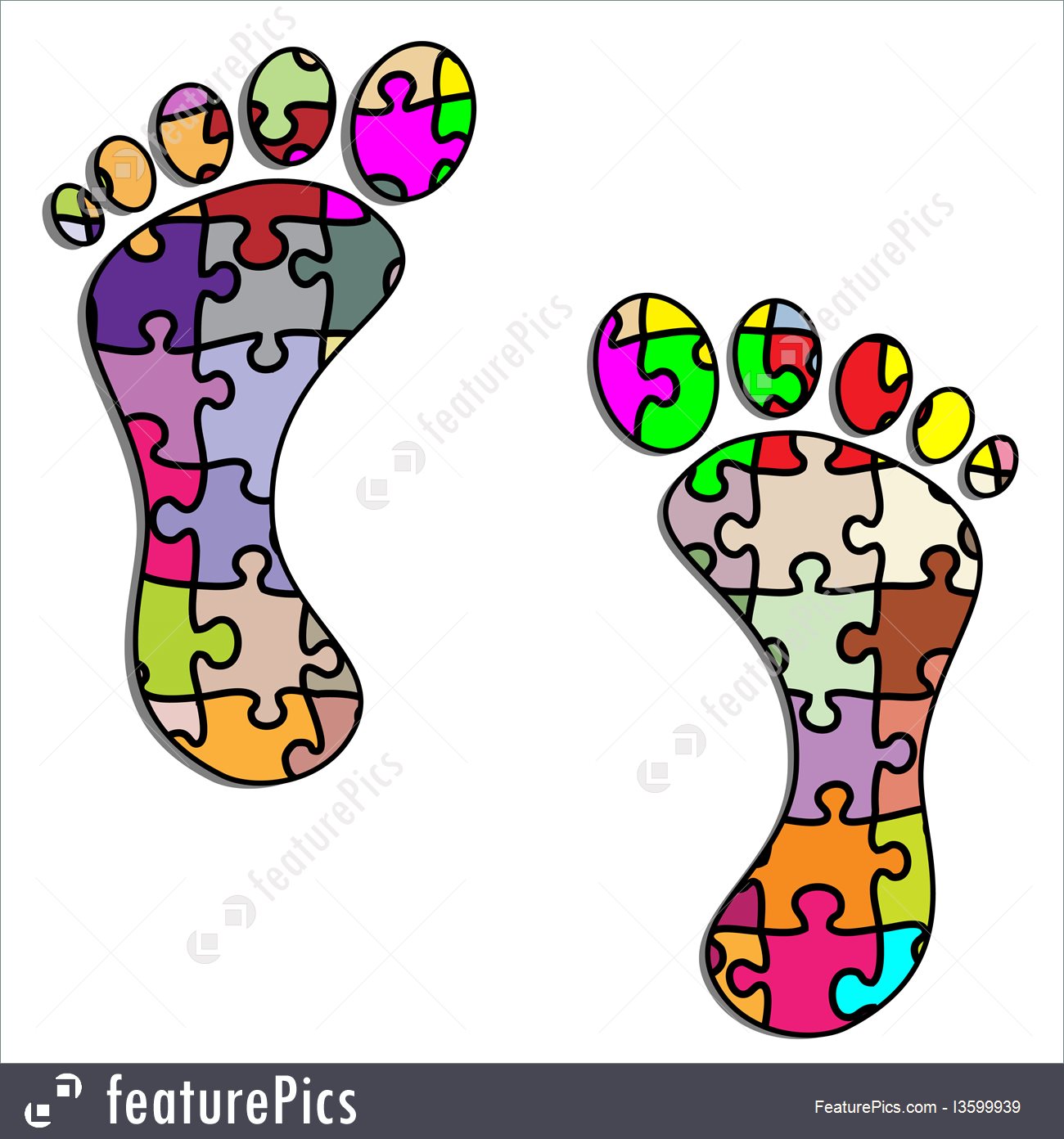 1300x1392 Human Body Parts Footprints