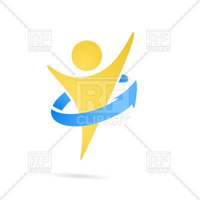 400x400 Human Body Icon Royalty Free Vector Clip Art Image
