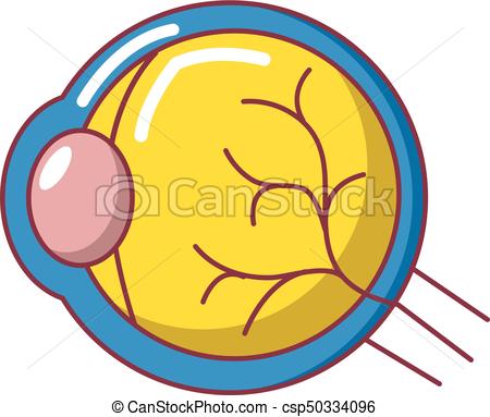 450x383 Human Eye Icon, Cartoon Style. Human Eye Icon. Cartoon Eps