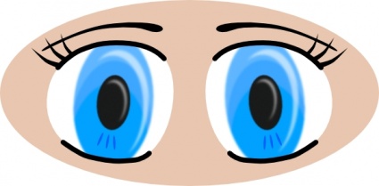 425x209 Free Download Of Anime Eyes Clip Art Vector Graphic