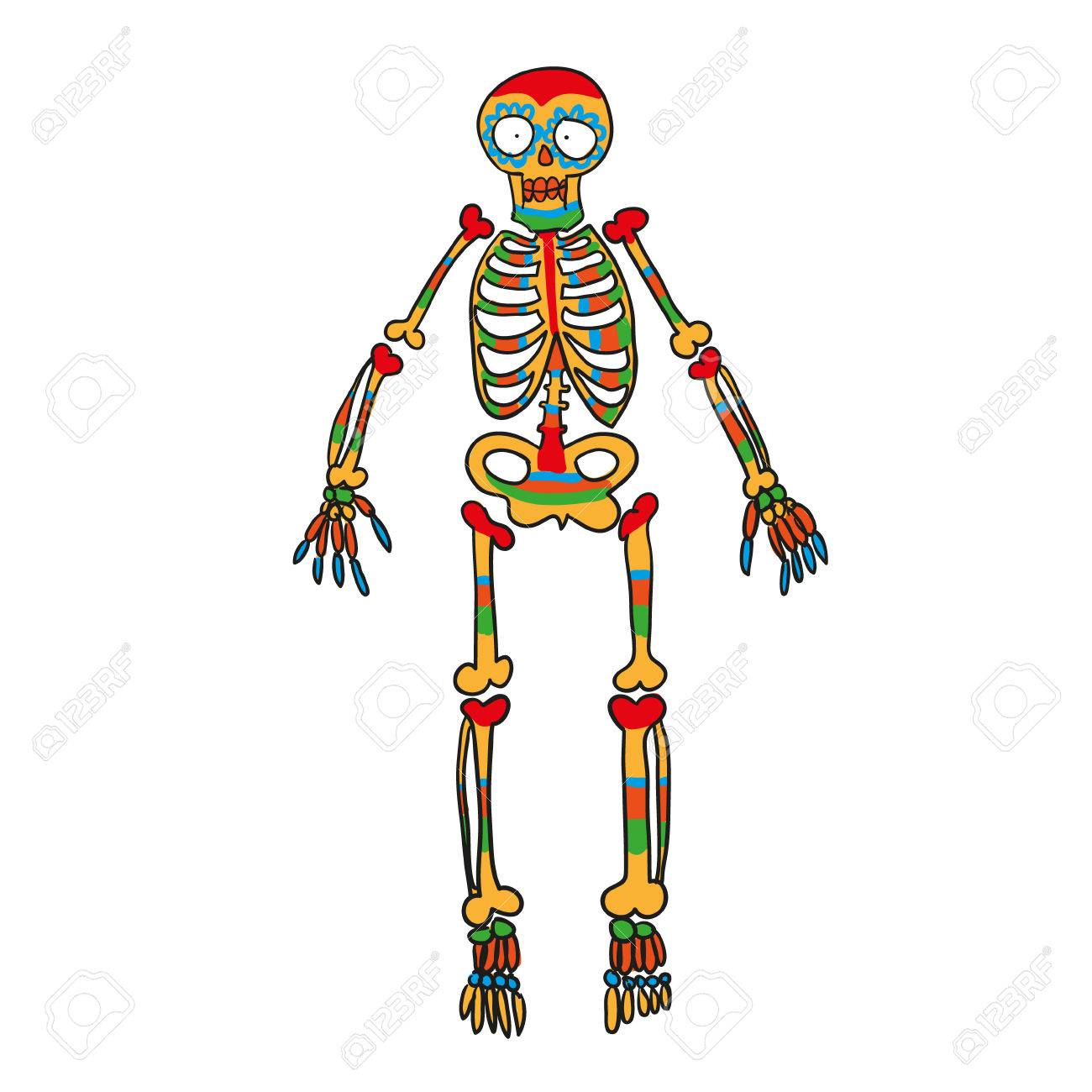 1300x1300 Skeleton Pictures To Color