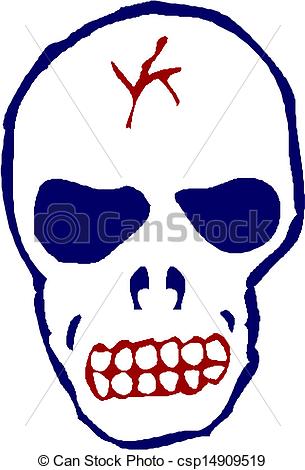 305x470 Human Skull Vector Clip Art