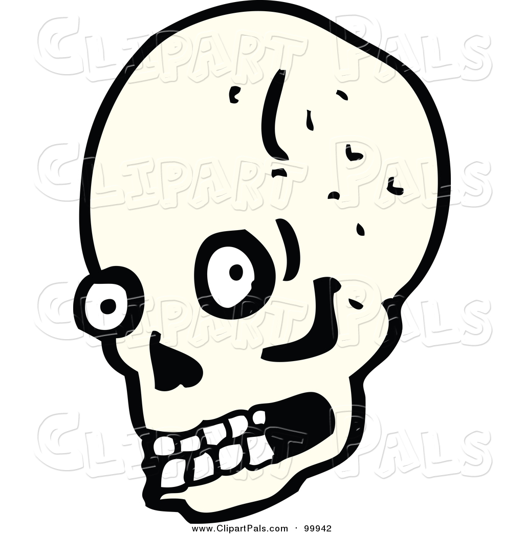 1024x1044 Pal Clipart Of A Human Skull With Eyes And Teeth By