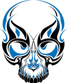 236x290 Drawings Of Flaming Skulls