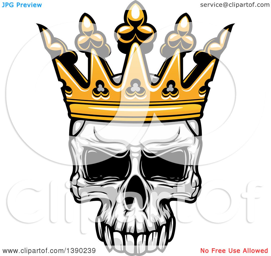 1080x1024 Clipart Of A Human Skull Wearing A Crown