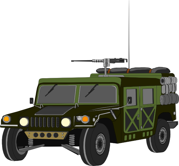 600x556 Hummer Improvised Clip Art