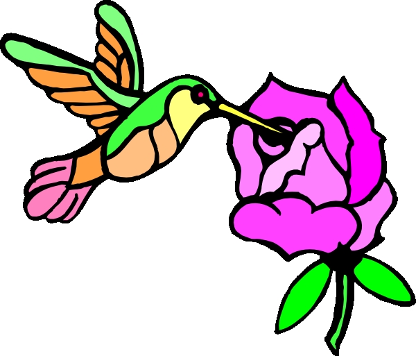 600x513 Hummingbird Flowers Clip Art